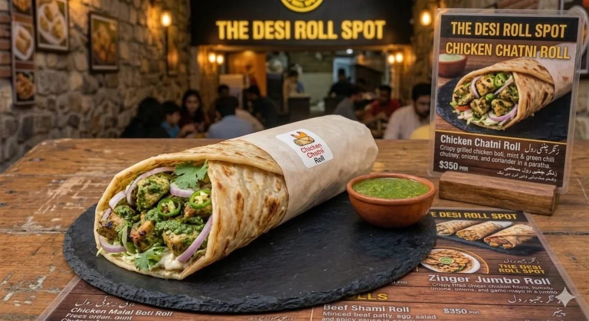 Chicken Chatni Roll