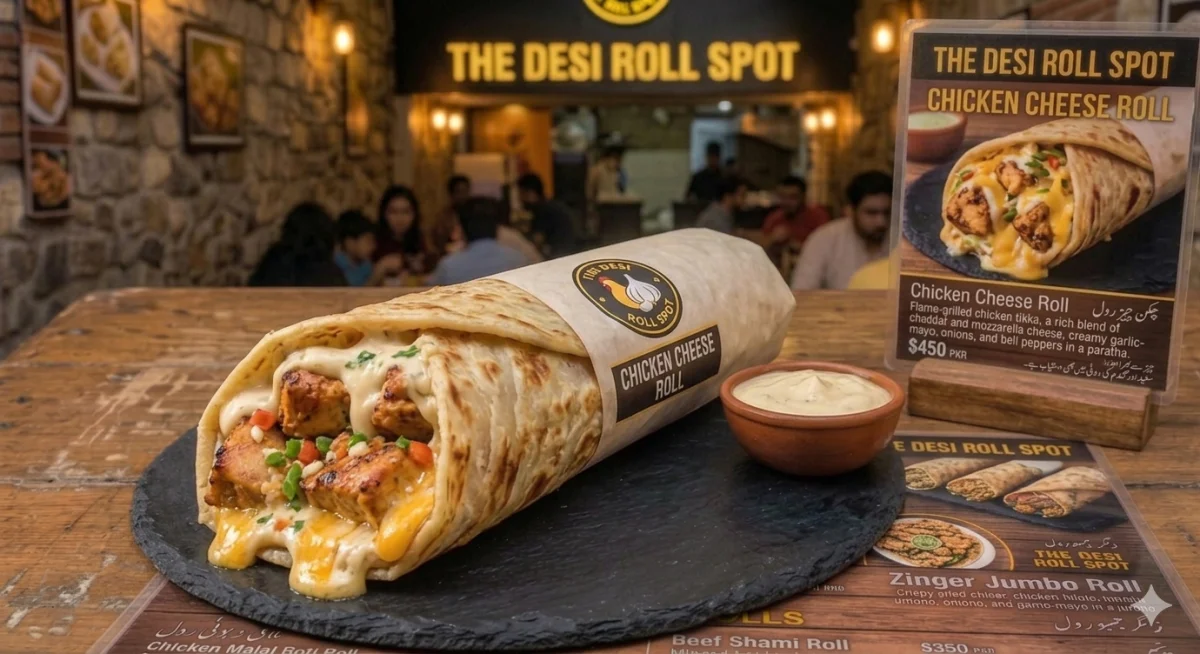 Chicken cheese Roll