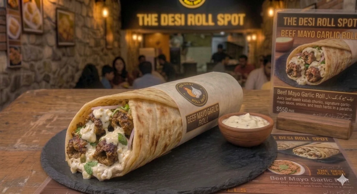 Beef Mayo Garlic Roll